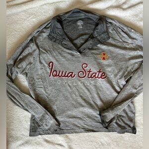 Iowa State Collared Long-Sleeve Shirt